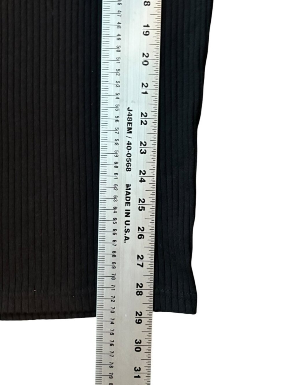 Time and Tru Women's Black Long Rippled Skirt - Picture 5 of 7